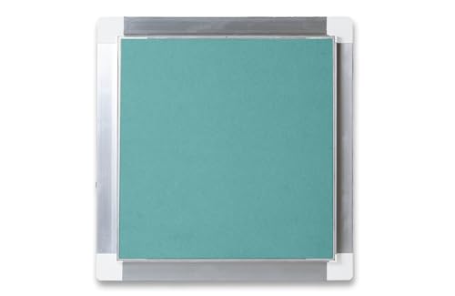 Akifix Namcp04031Bd Botola D'Ispezione Dorika Lastra 13 Mm - 1 Pz - 30 X 60 Cm Telaio In Alluminio Naturale Con Guarnizione E Sportello In Cartongesso