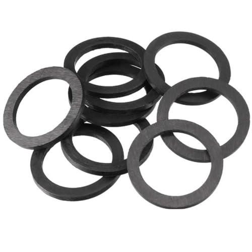 Schläfer 1847 | 10 Pz- Guarnizione Idraulica Universale In Gomma Per Sifone 1"1/2 Lavello Cucina, Altezza 3 Mm, Guarnizione Piatta Compatibile Con Lir