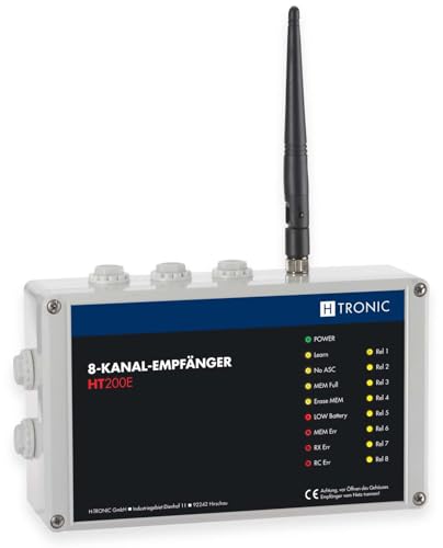 H-Tronic - Ht200E 8 Canali Ricevitore 200M