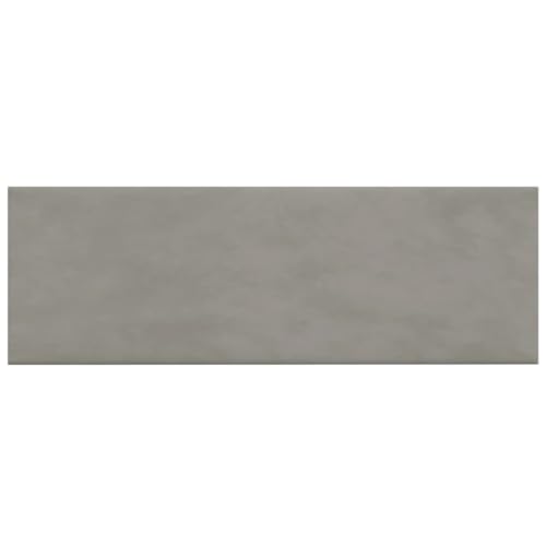 Vidaxl Pannelli Murali 12 Pz Grigio Chiaro 90X30 Cm Velluto 3,24 M²