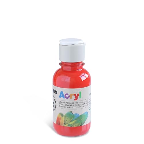 Primo Hobby & Professional - Colori Acrilici Fini Professionali Bottiglia 125 Ml, Finish Opaco Coprente, Pittura Acrilica Permanente Per Dipingere E D