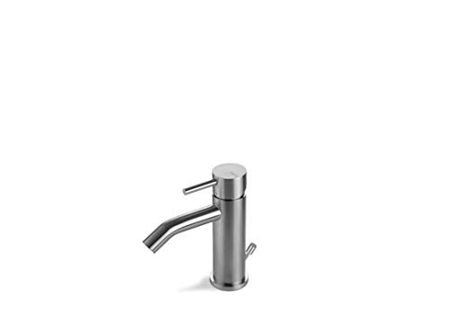 Miscelatore Bidet In Acciaio Inox Satinato Vema Tiber Steel V17070