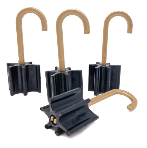 Stopper Fermavento - 4 Pezzi - Fermaporta - Fermafinestra Universale In Gomma - Ferma Porta/Ferma Finestra - Tiene Aperte Finestre E Porte (Nero)