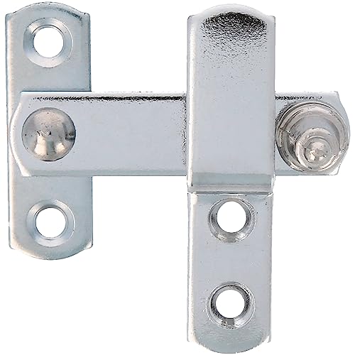 Amig - Bretella In Stile Rustico | Persiane Lisce In Acciaio | Ideale Per Interni Ed Esterni | 60X46 Mm, Cromo Opaco, Acciaio