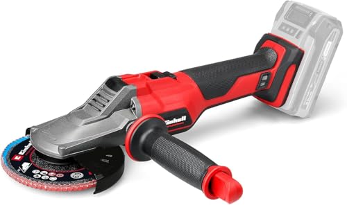 Einhell Professional Smerigliatrice Angolare A Testa Piatta Tp-Ag 18/125 F Li Bl-Solo Power X-Change (18 V, 700 W, Disco Ø 125 Mm, Prof. 33 Mm, Brushl