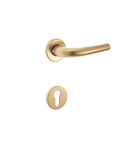 Maniglia Uno Bronzo Con Rosette Yale