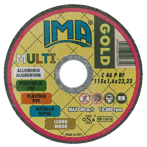 Ima Minidisco Univer."Gold"Piano D.115X1.6X22 50 Pz