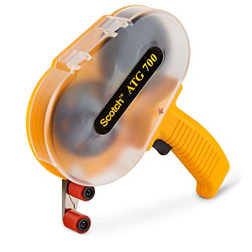 Dispenser Per Nastro Biadesivo Atg 700 - Impugnatura In Plastica - Trasparente -
