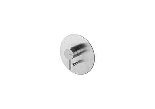 Miscelatore Doccia In Acciaio Inox Satinato Con Deviatore Vema Tiber Steel V17140