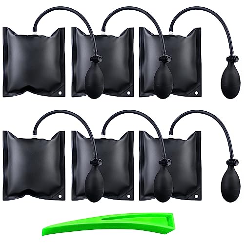 Pompa Ad Aria Cuneo, 6 Pezzi Air Wedge Pump Portare Cunei, Air Wedge Pump Wedge Kit, Cuneo Cuscino Pompa, Cuneo D'Aria Ad Aria, Pompa Ad Aria Cuneo Cu