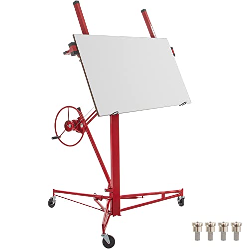 Vevor Pannello Sollevatore Per Cartongesso Da 16 Piedi, Capacità Peso 150 Libbre, Martinetto Per Pannelli, Materiale In Acciaio Con Braccio Telescopic