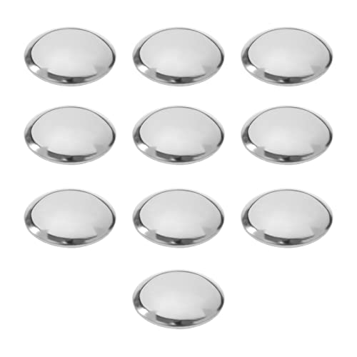 Yinettech Star-Lock, 10 Cappucci Terminali A Cupola Per Asse, In Acciaio Inox, Con Clip Per Cuscinetti A Clip, Con Tappo Anti-Disinnesto, Per Carrelli