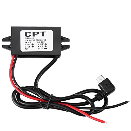 Regolatore Step-Down Dc-Dc Da 12V A 5V 3A Micro Usb Converter Per Convertitore Di Tensione Per Auto
