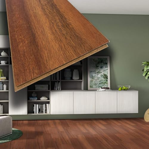 Pavimento In Laminato 7Mm Click Spazzolato Doussie Merbau 197X1205-10 Anni Garanzia