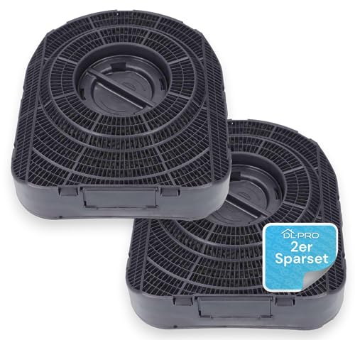Dl-Pro 2X Filtres À Charbon Compatibles Avec Whirlpool 484000008577 Pour Wpro Type200 Dkf42 Chf200/1 Pour Aeg Electrolux 9029793651 Hotte Aspirante