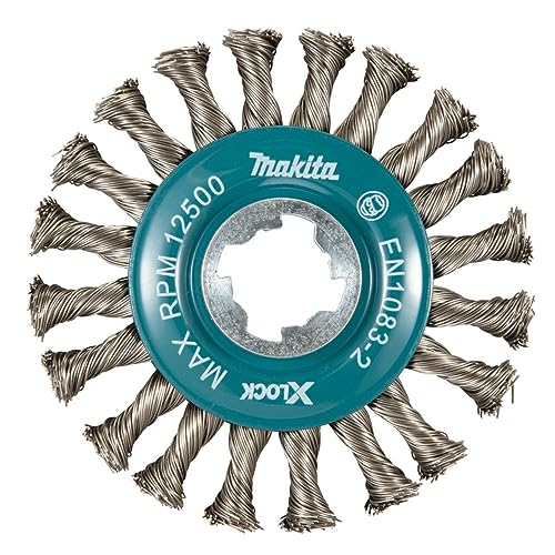 Makita D-73352 X-Lock - Spazzola A Tazza Con Filo Annodato Da 115 Mm