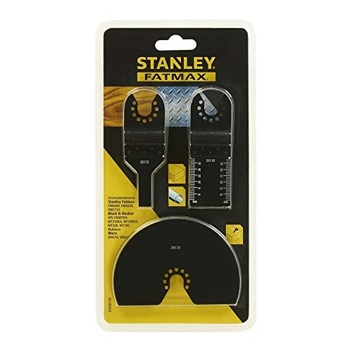 Stanley Sta26150-Xj Set 3 Pz Accessori (Lame Bi-Metal, Lama Di Precisione)