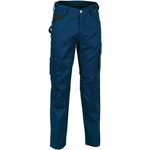 Cofra V061-0-02A.Z50 Pantaloni, "Drill" Blu Navy/Nero, 50