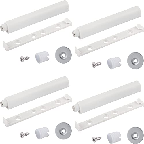 Cyclingcolors 4X Push Pull Per Ante Push To Open Chiusura Magnetica Per Ante Mobili E Cassetti, Bianco