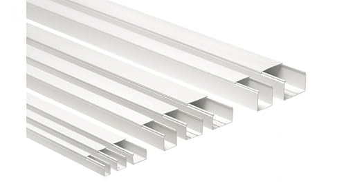 Elettrocanali Canali Soil – Canale Portacable Con Coperchio 100 X 60 Mm Bianco