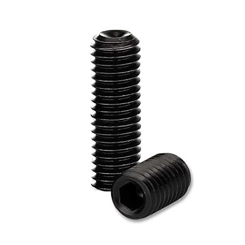 Doja Industrial | Brugola Di Arresto M6 X 20Mm | Pack 20 | Vite Senza Testa Con Esagono Incassato | Viti Di Arresto Estremità Smussata