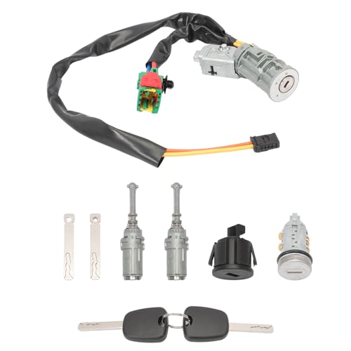 Attisfiera Neiman - Serratura Antifurto Per C3, Barilotto Per Vano Guanti E Portello Per Carburante, Con Chiavi 4162Ag 4162Ah 9170T5, Contattore Di Av