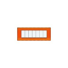 Legrand/Bticino – Piastra 7 Moduli Arancione Jely