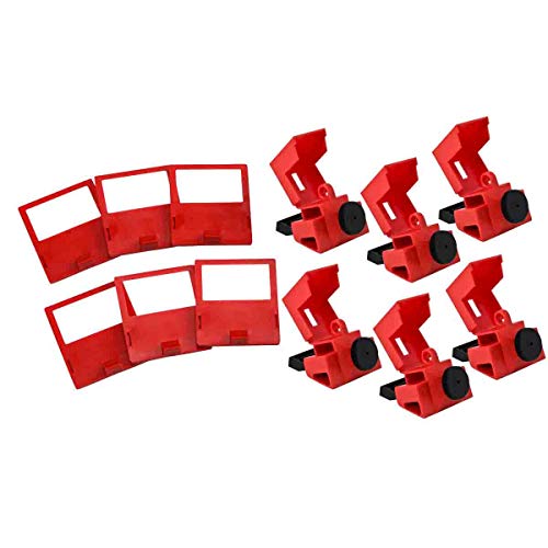 Sistema Di Blocco Dell'Interruttore A Vite, Tensione 480/600 V, 40.34Mm X 82.63Mm X 55.25Mm, Rosso, Confezione Da 6