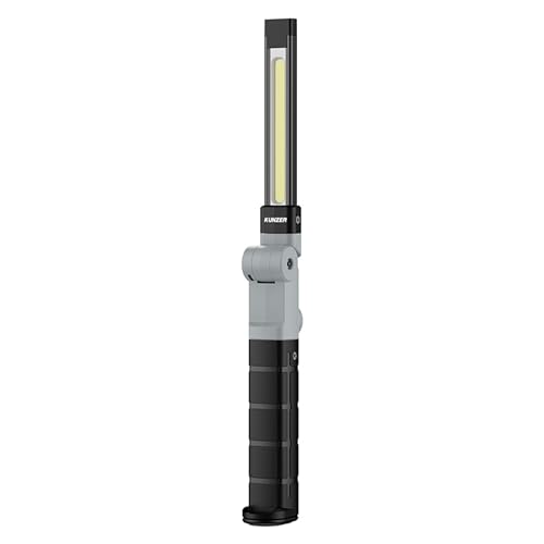 Kunzer Pl-071 Lampada Da Lavoro Compatta – Tecnologia Cob – Lampada Da Tasca 180° Da Officina, Intensità Luminosa 300 Lm, Durata 7,5 H