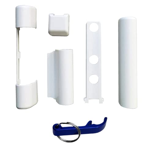 Siegenia Siegenia - Set Di Tappi Per Porte E Finestre In Pvc Eb, El O, El U, S, W Kf, Colore: Bianco