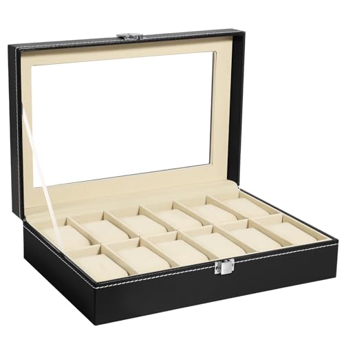 Uten Scatola Porta Orologi Custodia Per Orologi (12 Orologi)