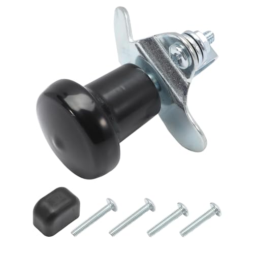 Konuooer Pomello Volante Trattore (Nero), Manopola Trattore Universale, Pomelli Per Trattori, Pomello Manubrio Trattore,Pomelli Timone Barca