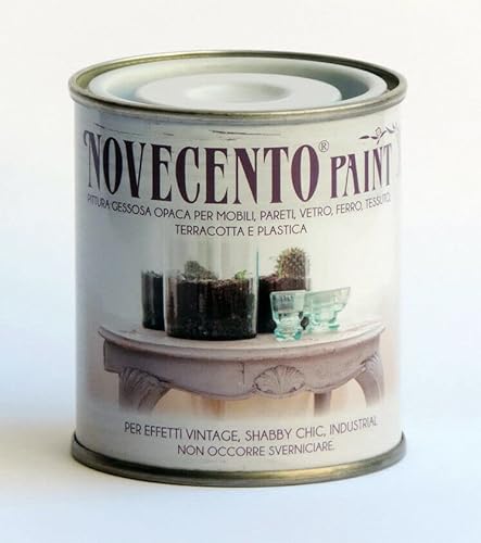 Gualtiero Meazza Pittura Gessosa Shabby Chic Opaca Per Mobili Pareti Vetro Tessuto 900 Novecento Paint (Duna Del Deserto, 125 Ml)