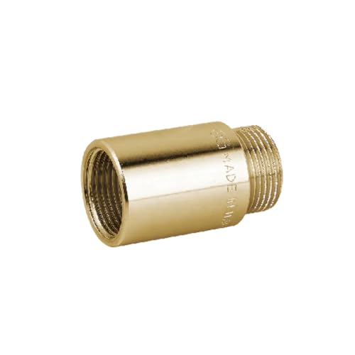 Prolunga Mf In Ottone Giallo 1" X 15 Mm