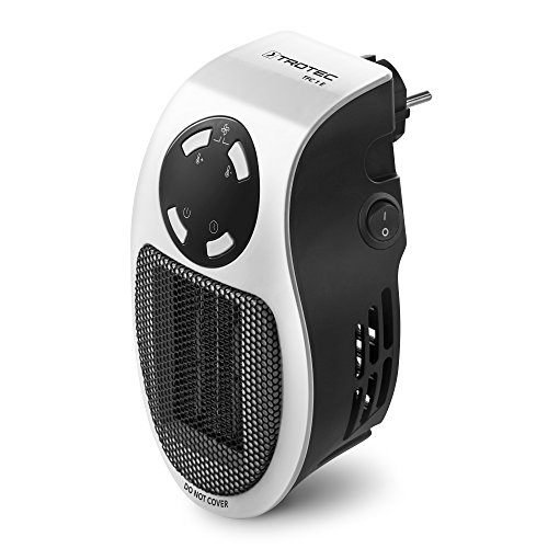 Trotec Termoventilatore A Presa Tfc 1 E | Timer 1-12 Ore | 500 Watt | 15 A 30°C