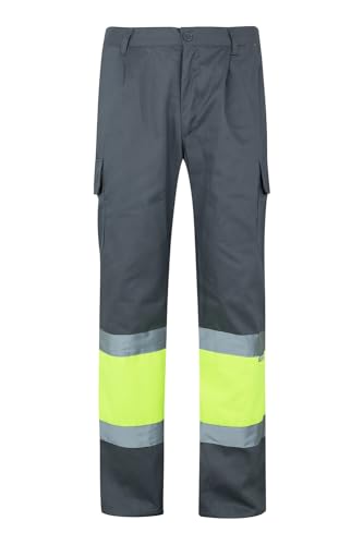 Velilla 157 - Pantaloni Alta Visibilità (Taglie Xl) Colore Grigio E Giallo Fluo