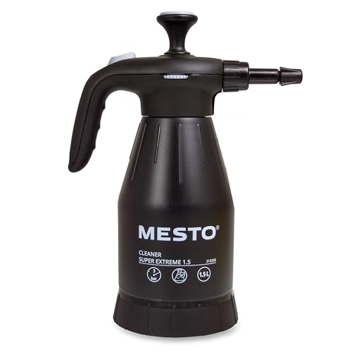 Mesto Spruzzatore A Pressione Cleaner Super Extreme (Flacone Spray, 1,5 Litri, Nero, Spruzzatore A Mano, Spruzzatore A Pompa) 3132Se