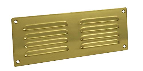 Carlisle Brass Hl4 Ventilatore (Cappuccio Louvre Motivo), Ottone Lucido