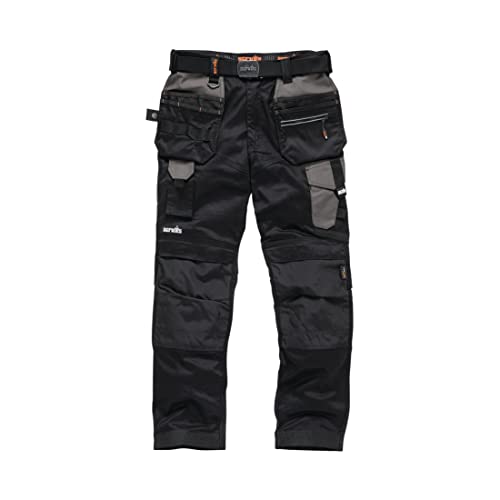 Scruffs T54761 Pro Flex Pantalone Nero 28R