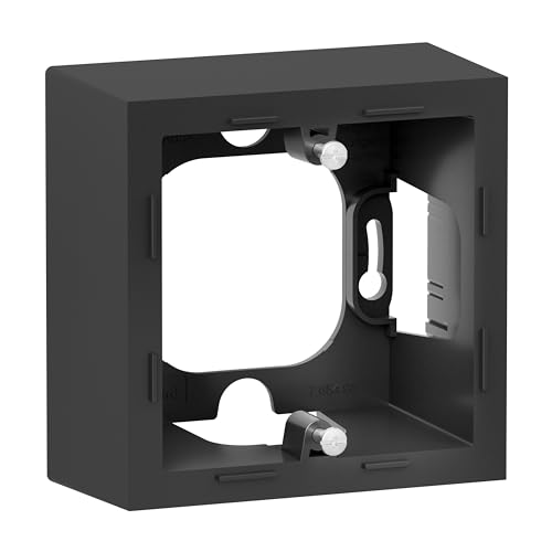 Legrand, Seano 765498 - Alloggiamento A Parete Per Uso Con Telaio Di Copertura Della Serie Seano E Seano+, Montaggio Superficiale, Colore: Antracite L