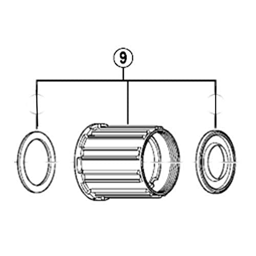 Shimano Fh-4500, Corpo Ruota Libera Completo, Nero,