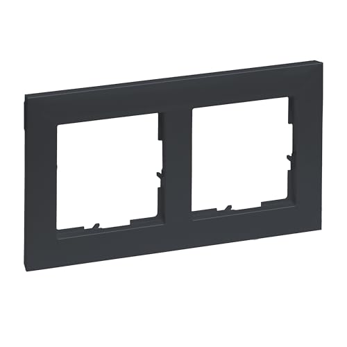 Legrand, Seano 765472 - Telaio, In Termoplastica, Senza Alogeni, Dimensioni: 87 X 158 Mm, Colore: Antracite Laccato