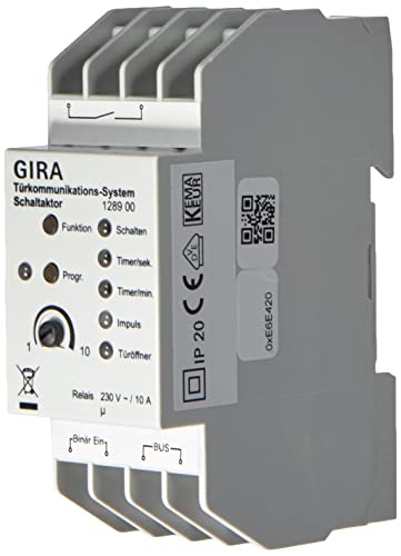 Gira 128900 - Attuatore On/Off Per Sistema Di Intercomunicazione