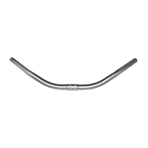 Ergotec, Manubrio Unisex Adulto, Alu-Look (Stahl), Breite: 610 Mm (25,4 Mm)