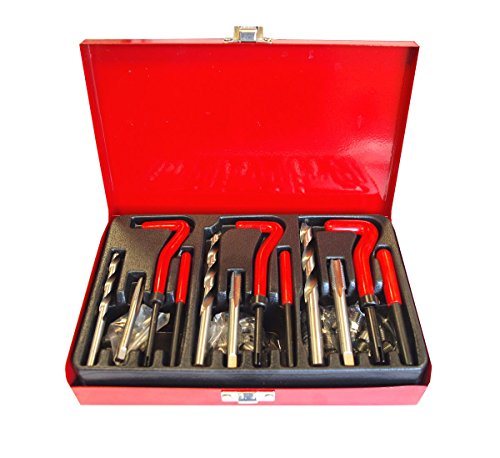 Verto Set Di Riparazione Filettature 88 Pezzi Tipo Helicoil M6, M8 E M10