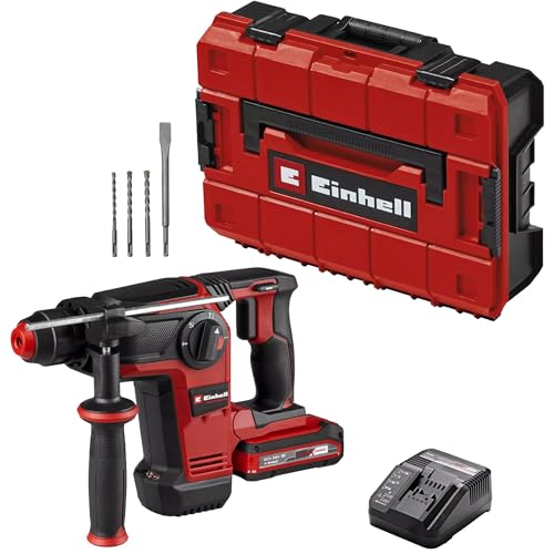 Tassellatore Einhell Professional Tp-Hd 18/28 Li Bl +4 (1X 3,0Ah+) Power X-Change (18 V, Brushless, 3 J, Sds-Plus, 4 Funzioni, Accessori, Batteria Da