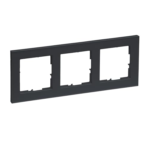 Legrand, Seano+ 765483 - Telaio, Termoplastico Senza Alogeni, Produzione E Imballaggio Sostenibili, Colore: Antracite Laccato, 765483