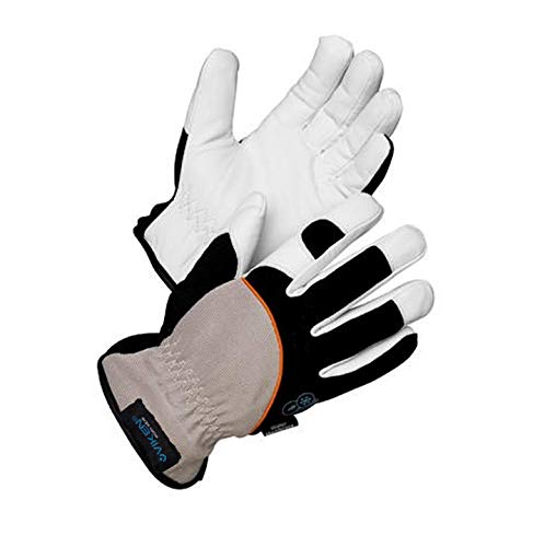 Guanto Montagna Pelle Di Capra/Cotone Dita Rinforzate Inverno Thinsulate Impermeabile Pz 10