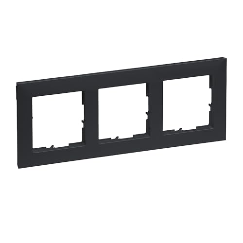 Legrand, Seano 765473 - Telaio, In Termoplastica, Senza Alogeni, Dimensioni: 87 X 229 Mm, Colore: Antracite Laccato