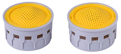 Cornat Tecws508 Inserto M22/M24 Per Risparmio Idrico Fino Al 70% Con Guarnizione Adatta Per Aeratore Standard Grigio In Plastica Interna, Ugello Misce